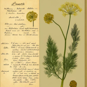Pages d'herbier sur l'Aneth