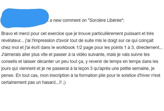 avis client
