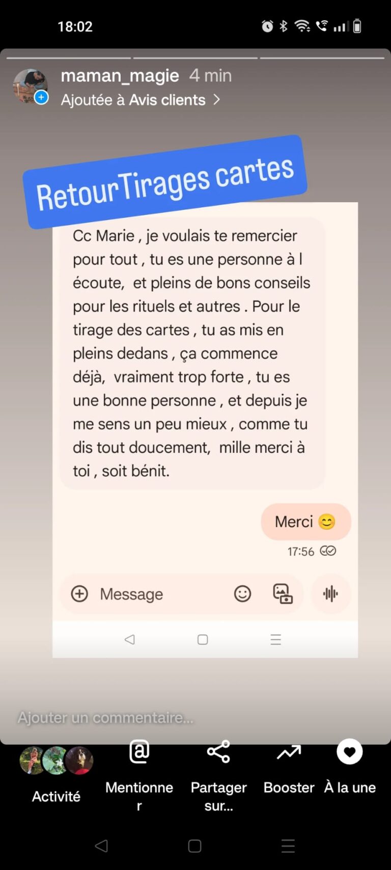 retour client