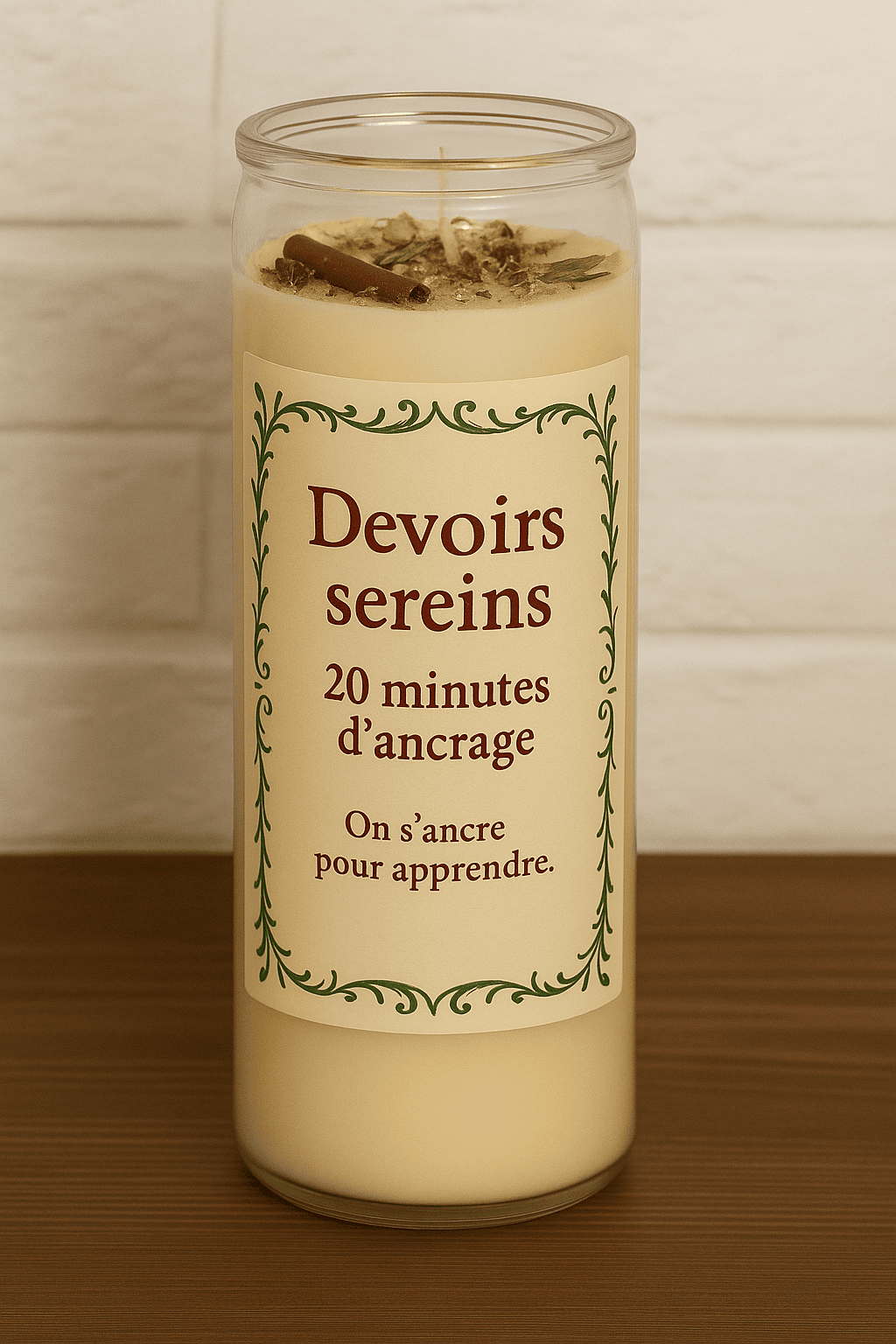 Devoirs sereins - 20 minutes d'ancrage