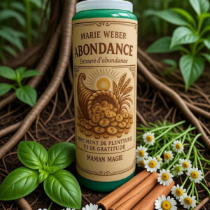 Bougie fixe Abondance – bougie fixe abondance pour attirer l’abondance financière et la plénitude