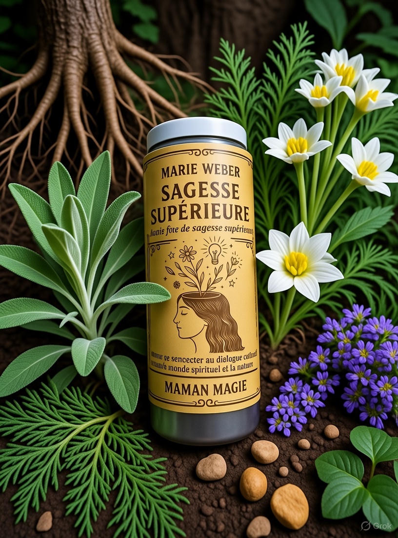 Bougie fixe Sagesse supérieure – bougie fixe sagesse superieure pour se connecter au monde spirituel et à la nature