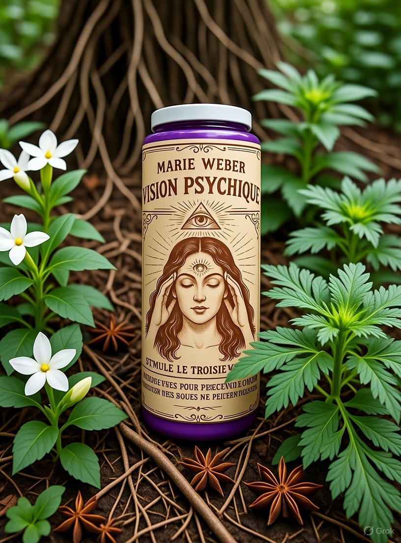 Bougie fixe Vision Psychique – bougie fixe vision psychique pour stimuler le troisième œil