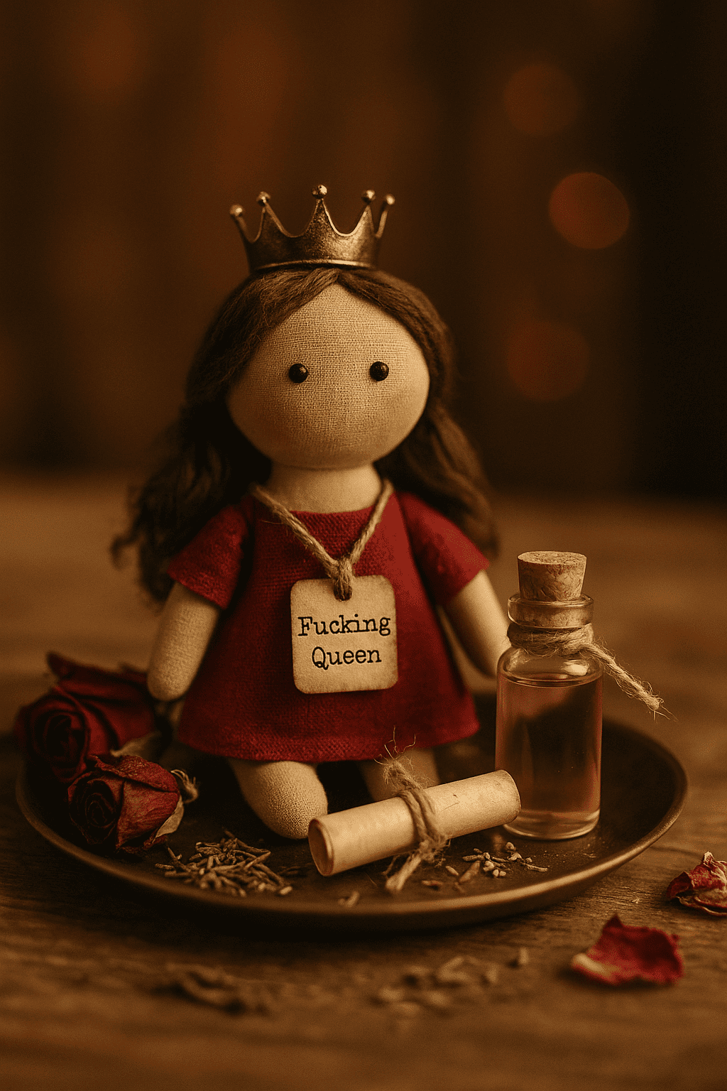 Poupée magique reine badass