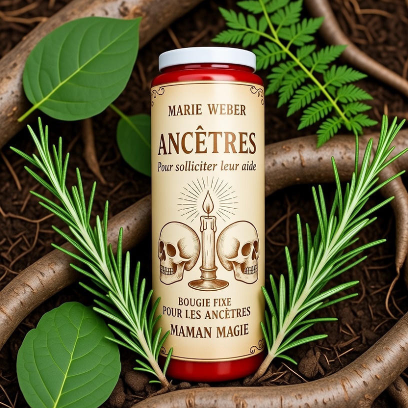 Bougie fixe Ancetres – bougie fixe ancetres pour honorer et travailler avec vos ancêtres