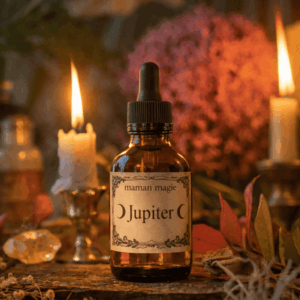 Flacon d’huile de Jupiter 50 ml huile rituelle pour richesse chance et succès