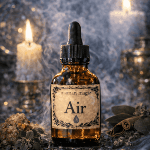 Connectez-vous à la force nourricière de la Terre avec notre huile d'onction de l'élément Terre. Enrichie du galbanum, du vétiver, et du patchouli, cette huile incarne la stabilité, la croissance, et l'abondance. Ancrez-vous dans la terre fertile de la magie, trouvez l'équilibre, et prospérez avec notre huile d'onction.