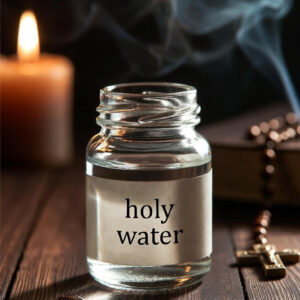 Eau bénite 40 ml en pot pour purification et protection