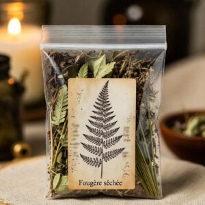 Fougère séchée 25 g – herbe de protection et de chance pour sorcellerie et rituels