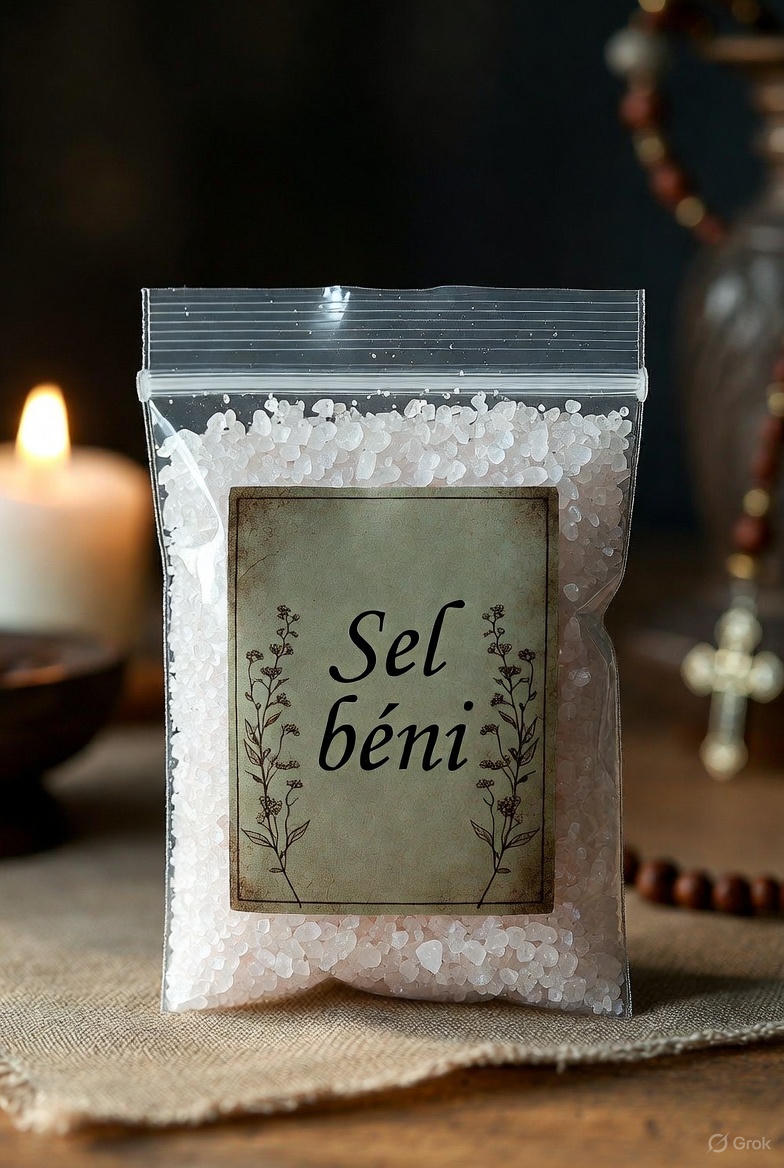 Sel béni de protection – sel beni consacré pour purification et protection