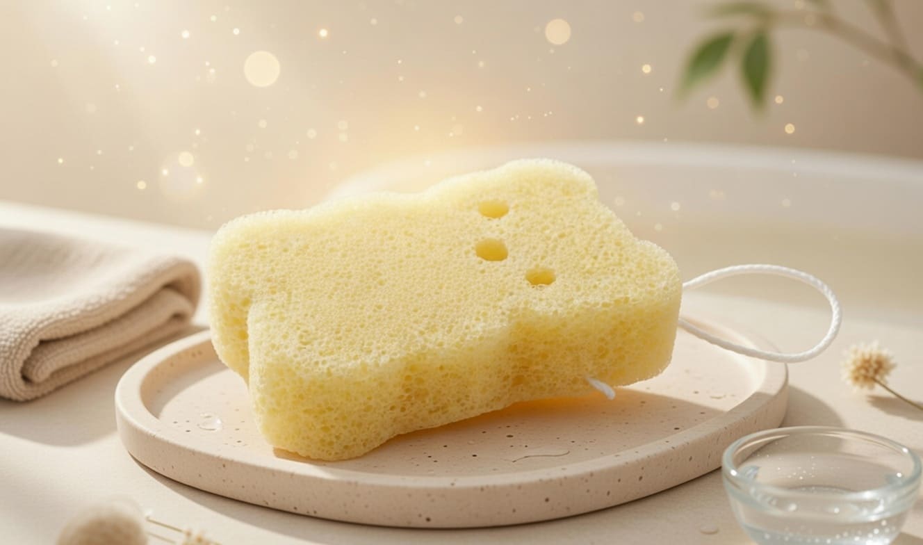 Éponge Konjac Ourson 8 cm