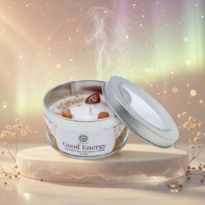 Bougie Énergie Positive Cornaline Palo Santo (70g) | Green Tree