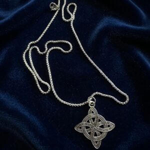 Nœud de Sorcière Argenté Acier