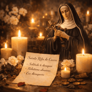 le service de feu Sainte Rita de Cascia