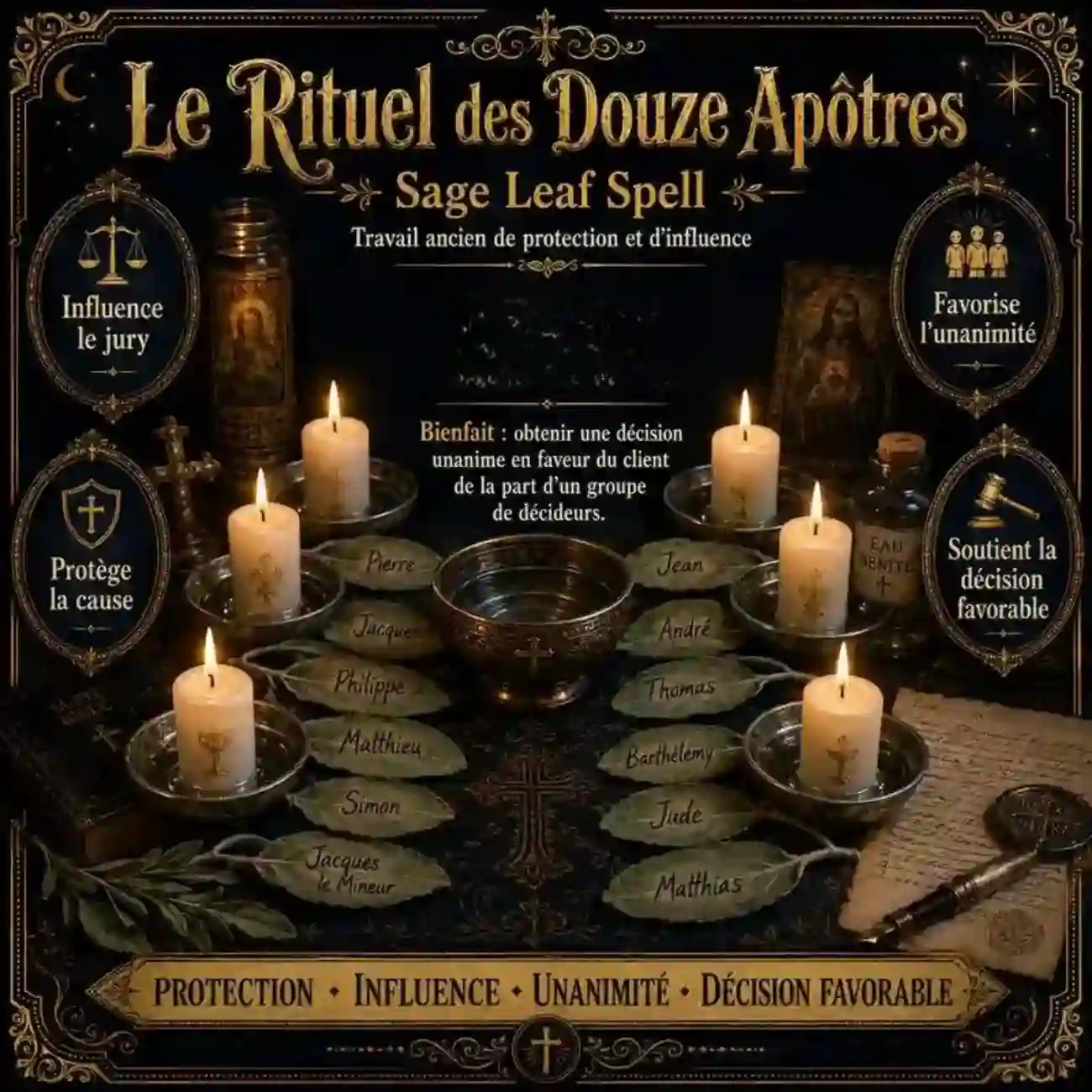 Rituel Douze Apôtres