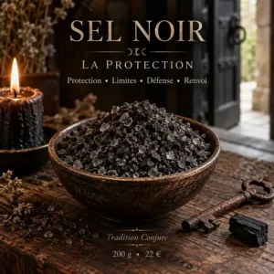 sel noir rituel